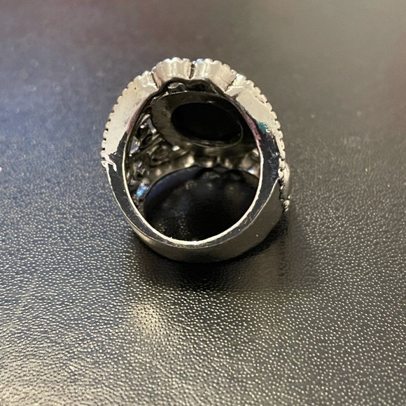 Size 6 1/2 Blue Cameo Ring NEW - Picture 4 of 6